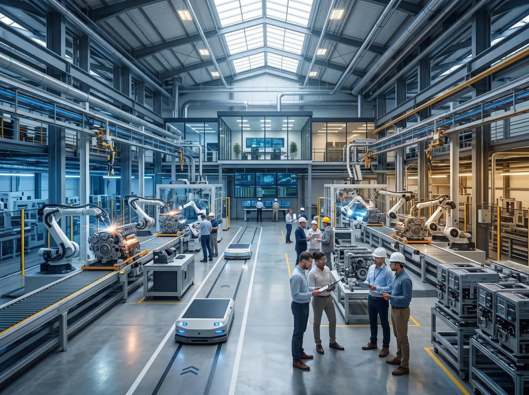 Modern Innovative Manufacturing Plant Working Efficiently after Sales & Marketing Operational Guidance from A Middleton Consultancy